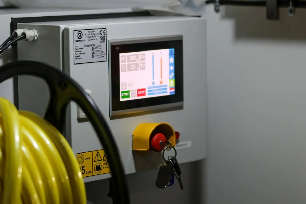 Panel kontrol ATS AMF genset untuk sistem backup power industri
